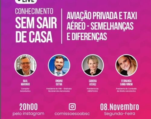 AVIAÇÃO PRIVADA E TAXI AEREO – SEMELHANÇAS E DIFERENÇAS