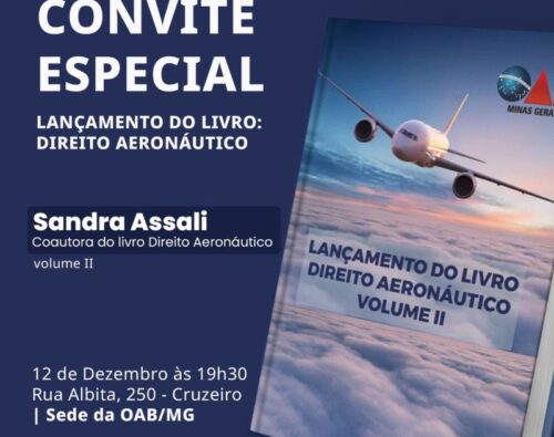Lançamento do livro: Direito Aeronáutico