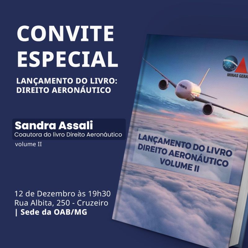 Lançamento do livro: Direito Aeronáutico