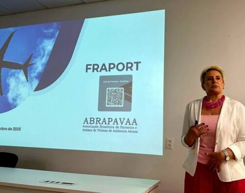 Palestra PAFAVIDA – Plano de Assistência às Vítimas de Acidente Aeronáutico e Apoio a seus Familiares na Fraport AG Brasil – Aeroporto Fortaleza