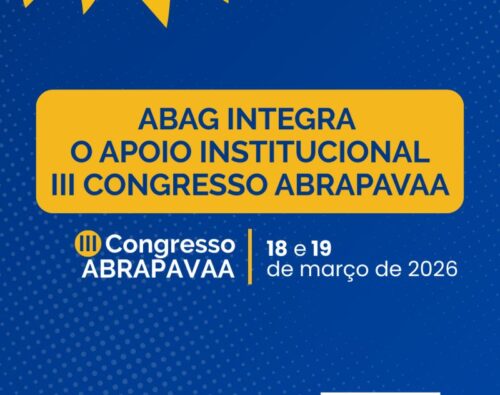 III Congresso ABRAPAVAA recebe o Apoio Institucional da ABAG